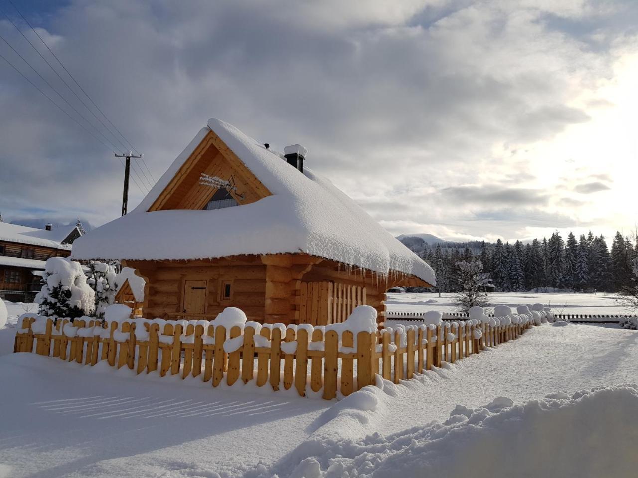 Chata Przy Dolinie Z Sauna Косцелиско Экстерьер фото